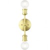 Livex Lighting Lansdale 2 - Light Vanity in  Satin Brass - 4 of 4