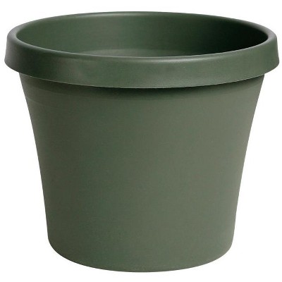 Bloem TerraPot 14.2 in. H X 16 in. D Resin Planter Living Green