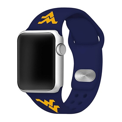 NCAA West Virginia Mountaineers Silicone Apple Watch Band 38mm