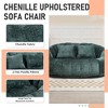 MOONMISS Giant Bean Bag Chair Couch, 57''W Oversized Bean Bag Sofa with Foam Filler, Lazy Loveseat Chair with 2 Pillows for Living Room - 2 of 4