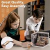ROBOTIME 3D Puzzles Plastic House Building Set Toy, Bakery DIY Miniature Dollhouse Playset, Decorative Toys, Unique Gifts, Multicolored, 6.4"*7.1"*6" - 4 of 4