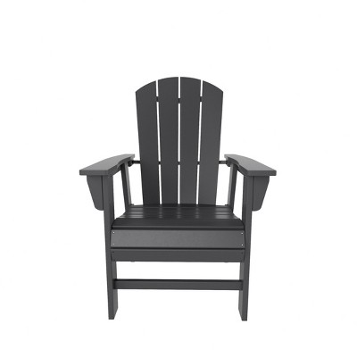 WestinTrends Outdoor Patio Adirondack Dining Chair Weather Resistant