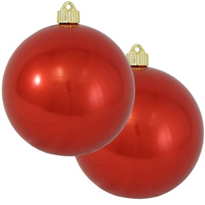 Christmas by Krebs 2ct True Love Red Shatterproof Christmas Ball Ornament  6" (150mm)