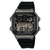 Casio AE1300WH-8AVCF Classic Digital Watch with Gray Accents Deals