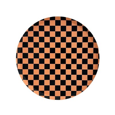 Jollity & Co. - Check It! Halloween Dessert Plates - Pack of 8 Paper Plates