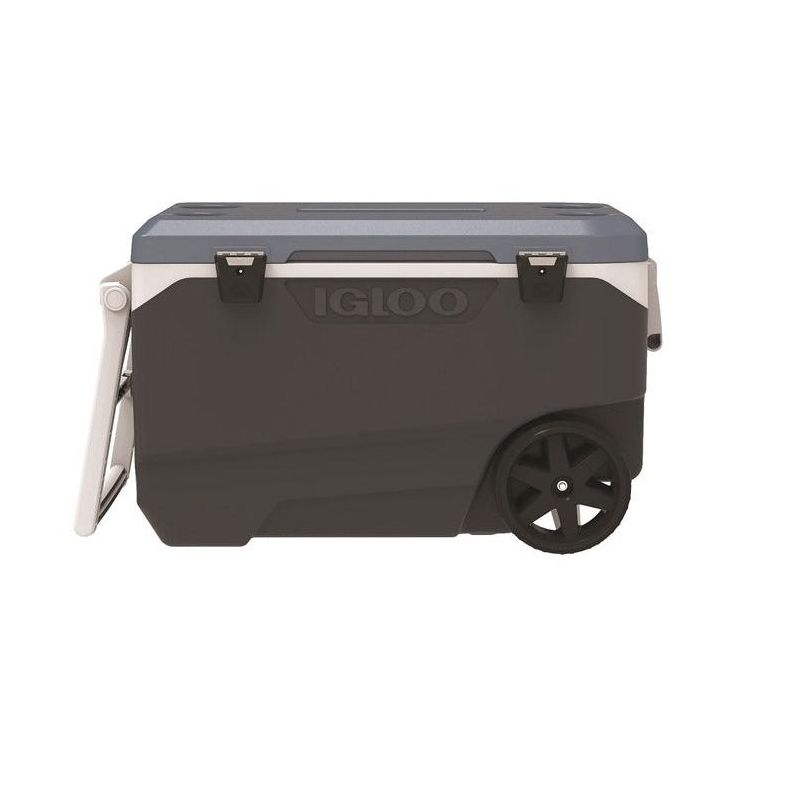 Igloo MaxCold Latitude Blue/Gray 90 qt Roller Cooler, 1 of 2