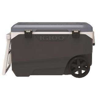 Igloo MaxCold Latitude Blue/Gray 90 qt Roller Cooler