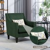 CAVINAS Modern Upholstered Accent Chair with Scooped Arms, Corduroy Fabric Armchair for Bedroom, Apartment, Office or Waiting Room - 3 of 4