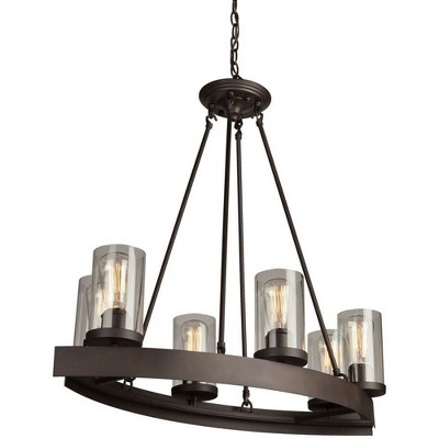 Artcraft Lighting Menlo Park 6 - Light Chandelier in  Oil Rubbed Bronze