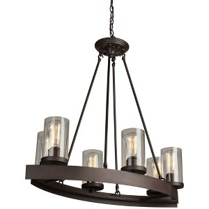 Artcraft Lighting Menlo Park 6 - Light Chandelier in  Oil Rubbed Bronze - 1 of 2