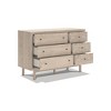 Signature Design by Ashley Birkmore 6-Drawer Dresser, Light Oak Finish with Floral Accents, Tan - 4 of 4