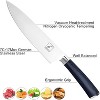 imarku Chef Knife - 8 Inch Pro Kitchen Knife, High Carbon Stainless Steel Japanese Knife, Chef's Knives with Ergonomic Handle, Blue Handle - 2 of 4