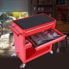 Mechanical four drawer toolbox, roller tool cart, metal toolbox, garage storage cabinet - 2 of 4