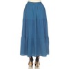Women's Pleated Tiered Maxi Skirt - 3 of 4