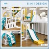 BABYYER Kids Slide and Swing Combo with Basketball Hoop, Climber, Storage Space and Telescope Indoor Outdoor Backyard Playground Toy for Toddlers - 2 of 4