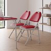 Folding Chairs, Portable Metal Chairs with Cushions and Non-Slip Feet Pads for Home and Office, Indoor and Outdoor Events - 3 of 4