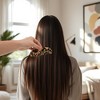 Unique Bargains Durable Marble Hair Comb 1 Pc - 4 of 4