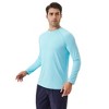 Anna-Kaci Active Men's Long Sleeve Performance Shirt with Raglan Sleeves and Lightweight Stretch Fabric - 3 of 4