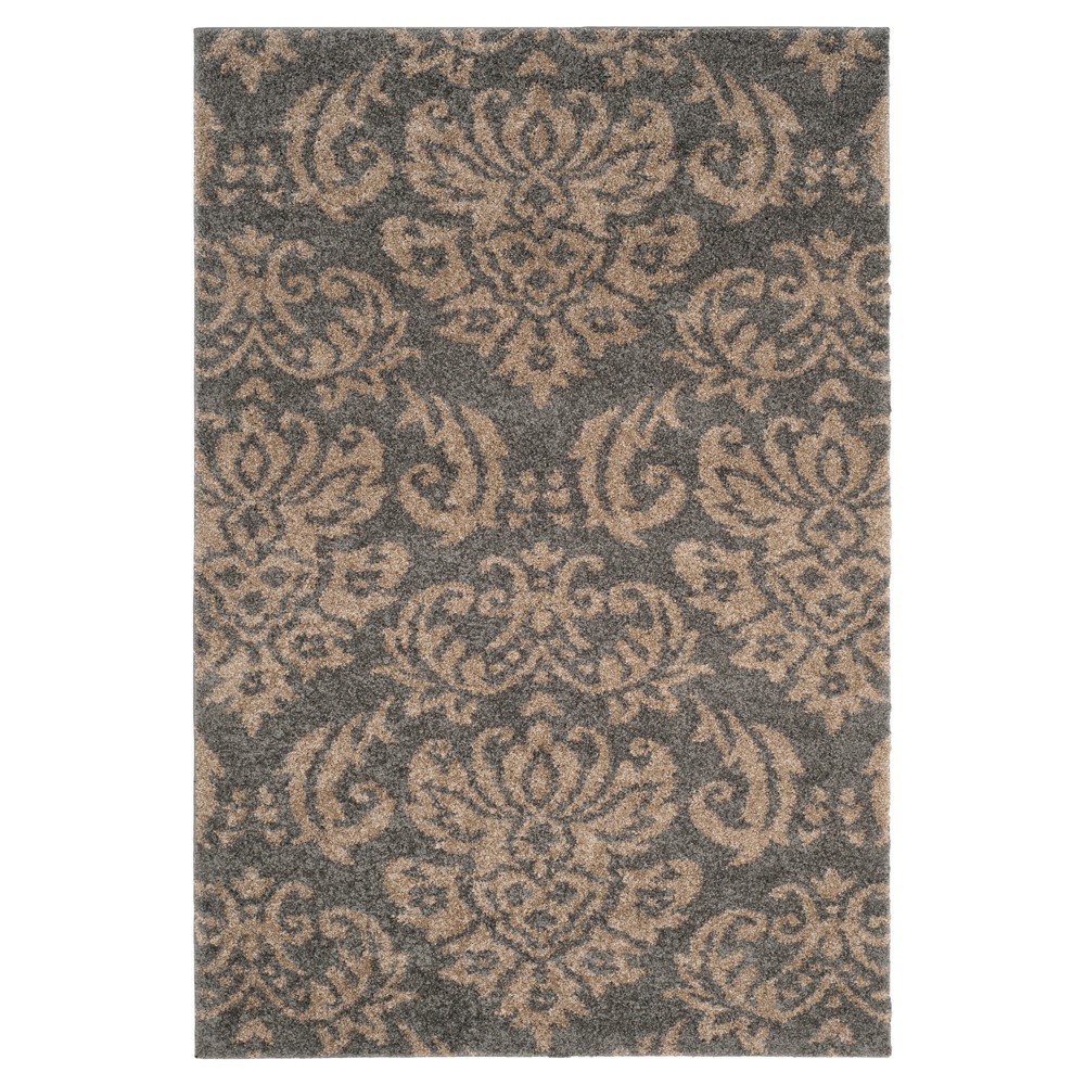 5'3inx7'6in Sutton Rug Gray/Beige - Safavieh