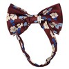 Men's Floral Printed Design 2.75 W And 4.75 L Inch Pre-Tied adjustable Bow Tie - 2 of 3