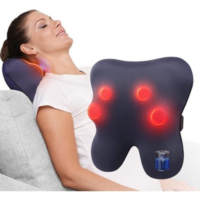 Bob And Brad Back Massager With Heat Shiatsu Massagers For Neck Shoulder And Back Massager 3d Kneading Massage Pillow For Muscle Pain Relief Target