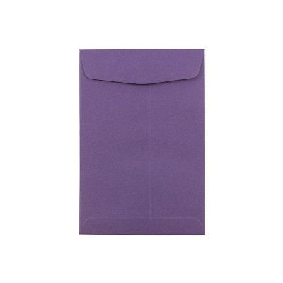 JAM Paper 6 x 9 Open End Catalog Envelopes Dark Purple Bulk 250/Box (1287033F)