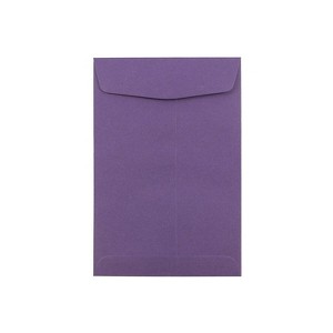 JAM Paper 6 x 9 Open End Catalog Envelopes Dark Purple Bulk 250/Box (1287033F) - 1 of 2