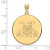 Black Bow Jewelry 14k Yellow Gold North Carolina A&T State Aggies NCAA Extra Large Pendant - 2 of 3