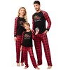 Women's Christmas Pajamas Matching Xmas Classic Printed Plaid Nightgown Sets Loungewear Sleepwear Set - 2 of 4