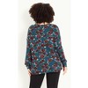 Avenue Women's Plus Size Soft Touch Floral Top - 3 of 4