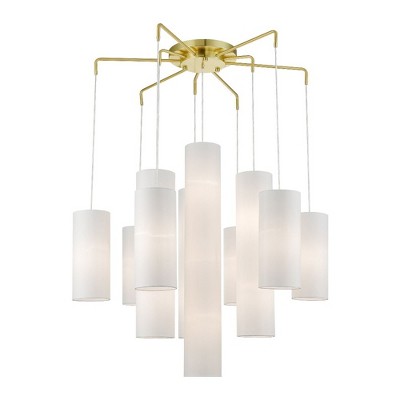 Livex Lighting Strathmore 15 - Light Chandelier in  Satin Brass