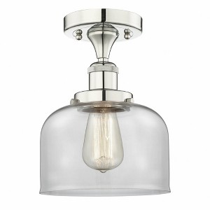 Bell - 1 Light Semi-Flush Mount In Industrial Style-8.25 Inches Tall and 6.5 Inches Wide - 1 of 1