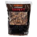 Smoking Chips - (Hickory) - 2 Pound Bag Barbecue Chips, Kiln Dried, Natural Coarse Wood Smoker Chunks - 260 cu. in. (0.004m³)