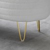 Bedroom Storage Bench Bed Ottoman Bench with Storage Space Home Sofa Bench with Support Legs End of Bed Bench Ottoman Storage Bench - 4 of 4