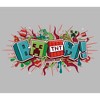 Juniors Womens Minecraft Boom T-Shirt - 2 of 4
