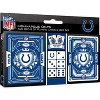 MasterPieces Officially Licensed NFL Indianapolis Colts 2-Pack Playing cards & Dice set for Adults - 2 of 4
