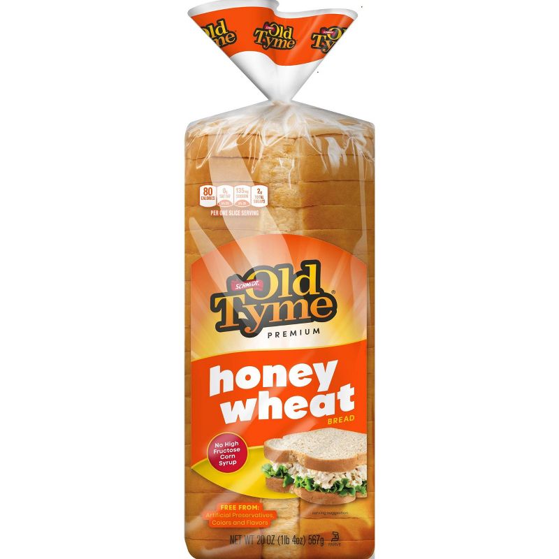 Old Tyme Honey Wheat Bread - 20oz, 2 of 3