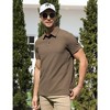 Polo Shirts for Men Short Sleeve Casual Business Sports Tennis Golf Shirts - image 3 of 4