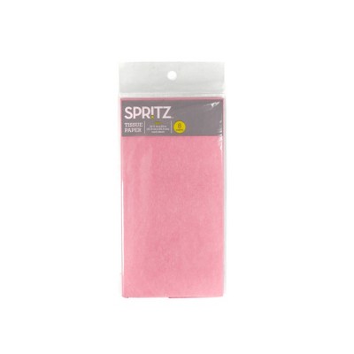 8ct Pegged Tissue Paper Pink - Spritz™