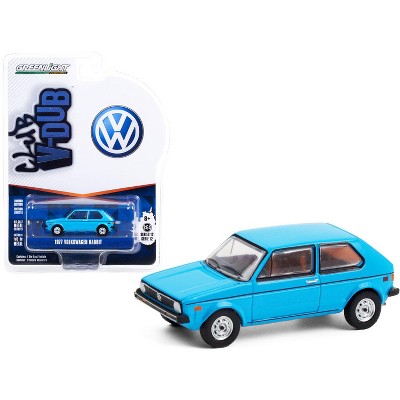 1977 Volkswagen Rabbit Miami Blue "Club Vee V-Dub" Series 12 1/64 Diecast Model Car by Greenlight