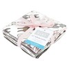 Hudson Baby Infant Girl Flannel Washcloths, Farm Friends Pink 10Pk, One Size - 2 of 4
