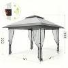 Garvee Pop Up Gazebo, Outdoor Canopy Tent With Mosquito Netting,Curtains - 2 of 4
