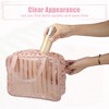 Unique Bargains Large Capacity PVC Clear Zipper Makeup Bag Organizers 1 Pc - 3 of 4