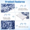 Unique Bargains Double-Sided Plush Household Clean Microfiber Car Wash Mitt 10" x 8" - 4 of 4