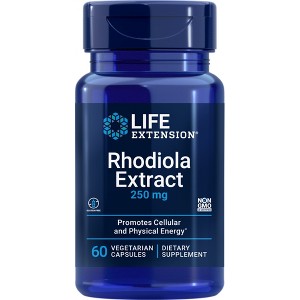 Rhodiola Extract by Life Extension  -  60 VegCap - 1 of 2