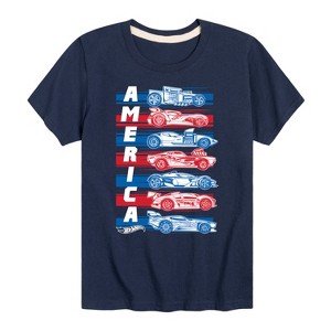 Boys' - Hot Wheels - America Cars Short Sleeve Graphic T-Shirt - 1 of 4