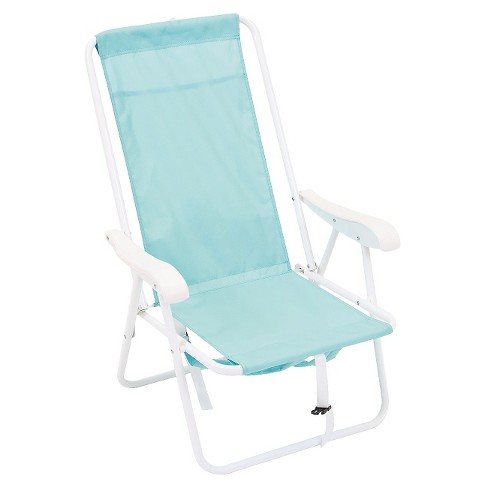 Low Folding Beach Backpack Chair Turquoise Room Essentials