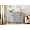 5 Drawer Dresser for Bedroom, Tall Dresser with Deep Drawers & Metal Knobs, Modern Wooden Chests of Drawers for Entryway, Hallway - 4 of 4