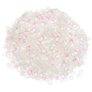 Unique Bargains Smooth Glitter Loose Crafts Sewing Cup Sequins 3000 Pcs - 1 of 4
