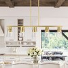 Livex Lighting Bennington 5 - Light Chandelier in  Natural Brass - 3 of 4